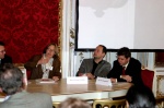 Nationalratsabgeordnete Dr. Moser, Mag. Schieder, Mag. Eisenschenk bei Podiumsdiskussion